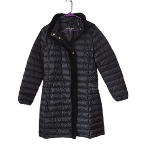 Cole Haan Signature Black Down Filled Long Puffer Coat Small